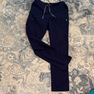 Figs Yola Skinny Navy Blue Scrub Pants